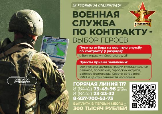 Министерство обороны Российской Федерации сообщает о проведении набора 