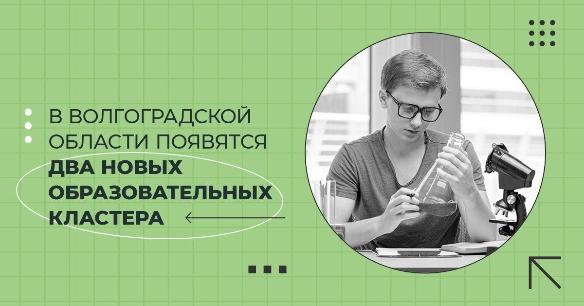 В Волгоградской области появятся два новых образовательных кластера 