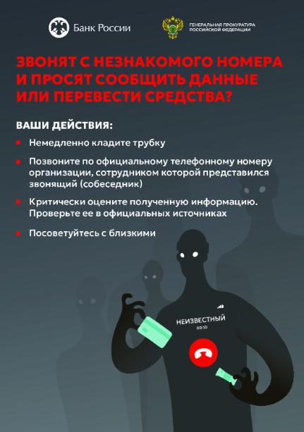 Звонят с незнакомого номера и просят сообщить данные или перевести средства ?