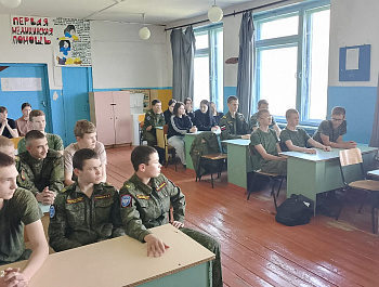 Учащиеся Поклоновской школы встретились с Соловьевой Галиной Васильевной благодаря проекту «ГосСтарт.Диалог»