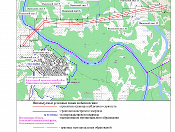 Графическое описание местоположения границ