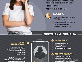 Информационный материал о том как противостоять мошенникам